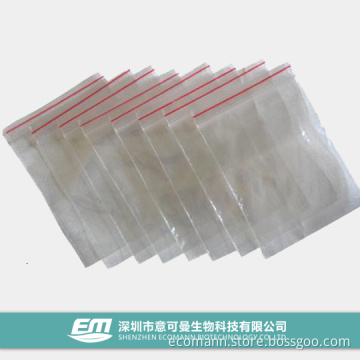 Valve Bag Zipper Closure Bag Self -Sealed Plastic Bags with Digradable Resin